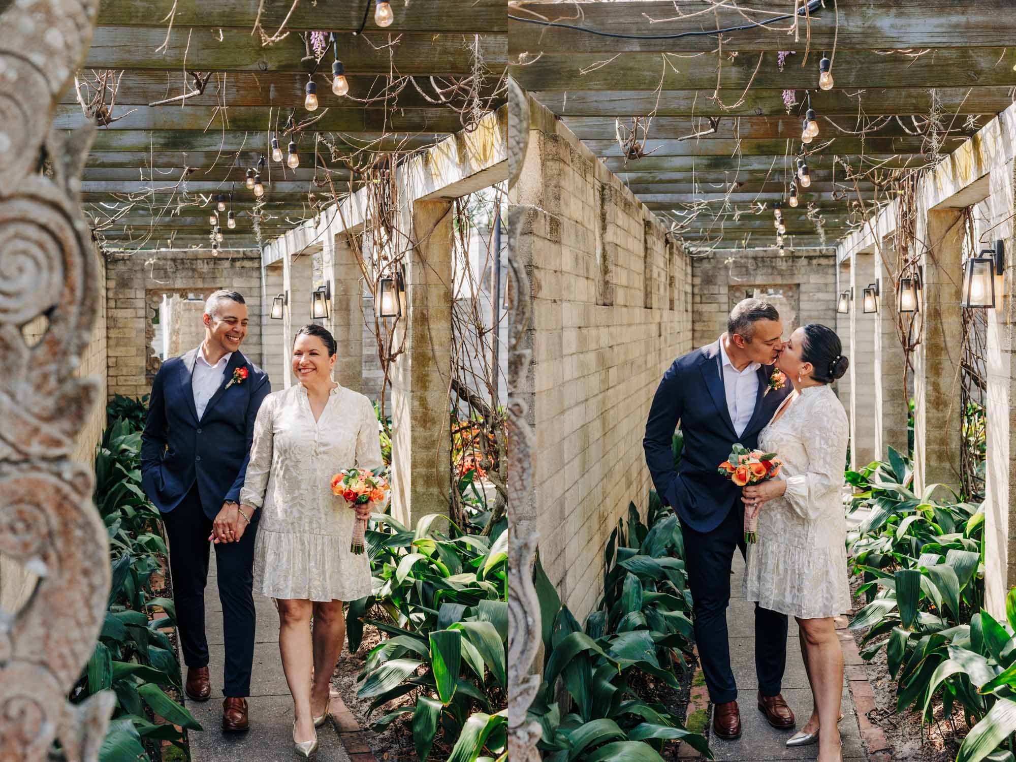 Maitland art center bride and groom 